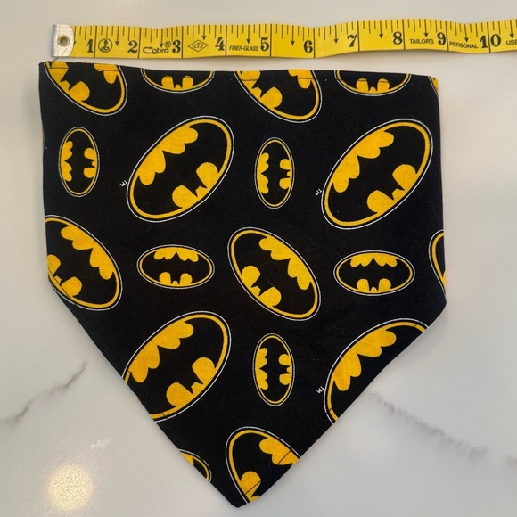 Handmade Reversible Batman Superhero Dog Bandana - Picture 2 of 4